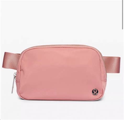 lululemon belt bag pastel pink|light pink lululemon fanny pack.